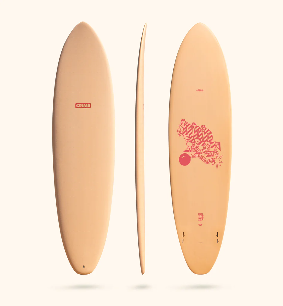 フィン&カバー付CRIME7’0 BILLREBHOLS MID CA TWIN Surf Crime | 7'0