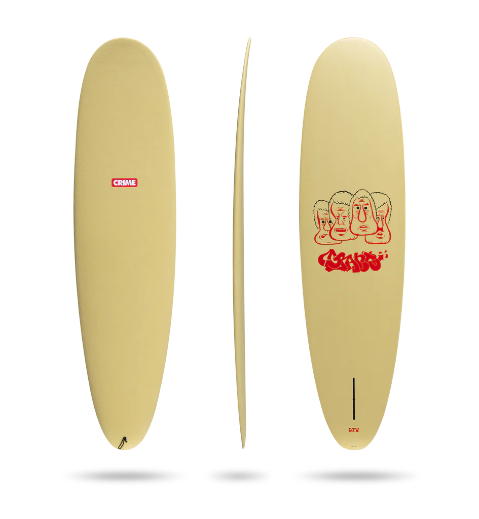 CRIME Surfboard STUBBY Barry McGee クライム crime-surfboards-grant-noble-